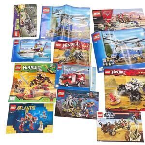 Legos 12 Item Set Pamplets Instruction Books Books Only no Legos